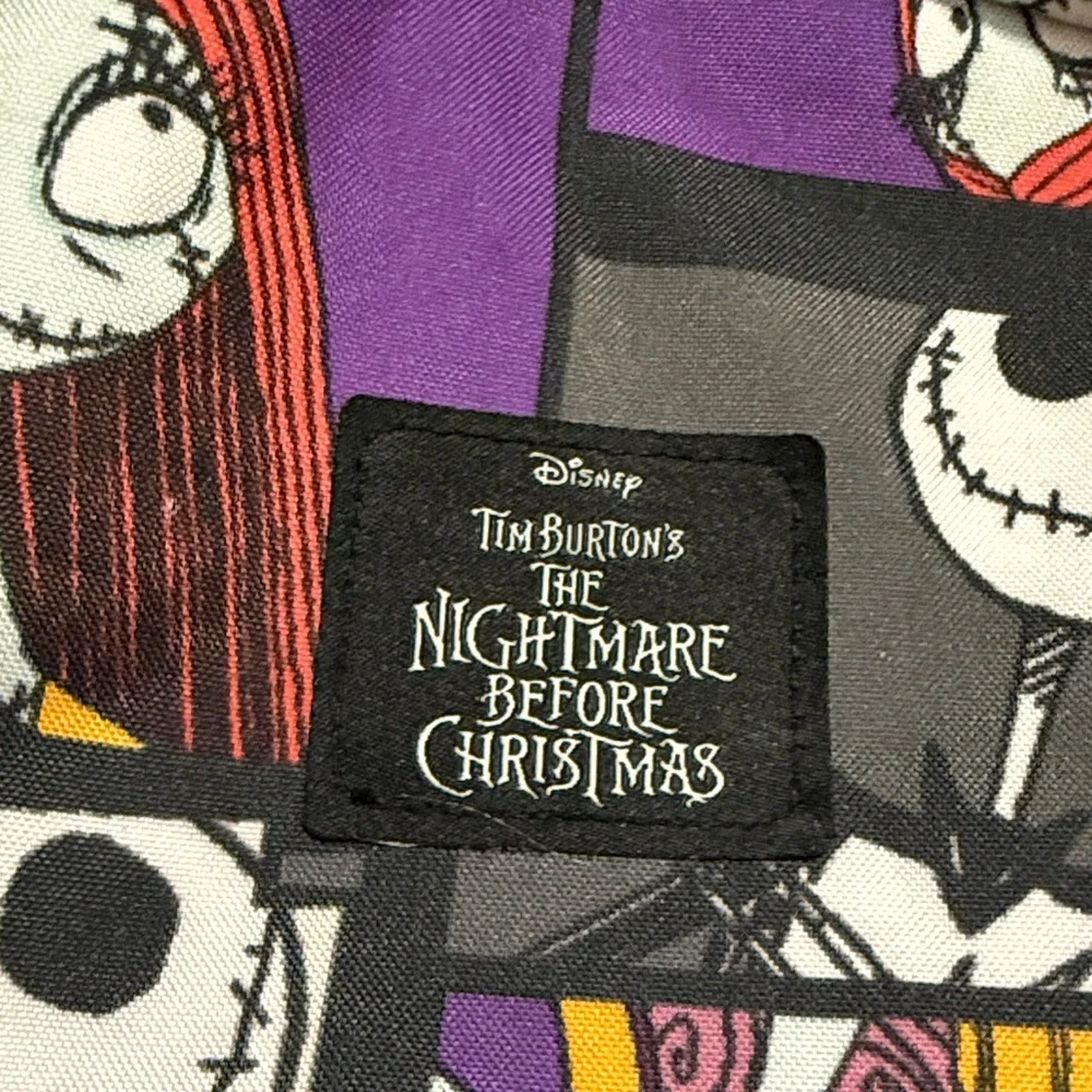 Disney Black and Purple Nightmare Before Christmas Backpack